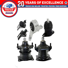 Fits 2007-2008 Acura TL 3.2L 3.5L AUTO Engine Motor & Trans Mount Set 6pcs 6B93BC-57