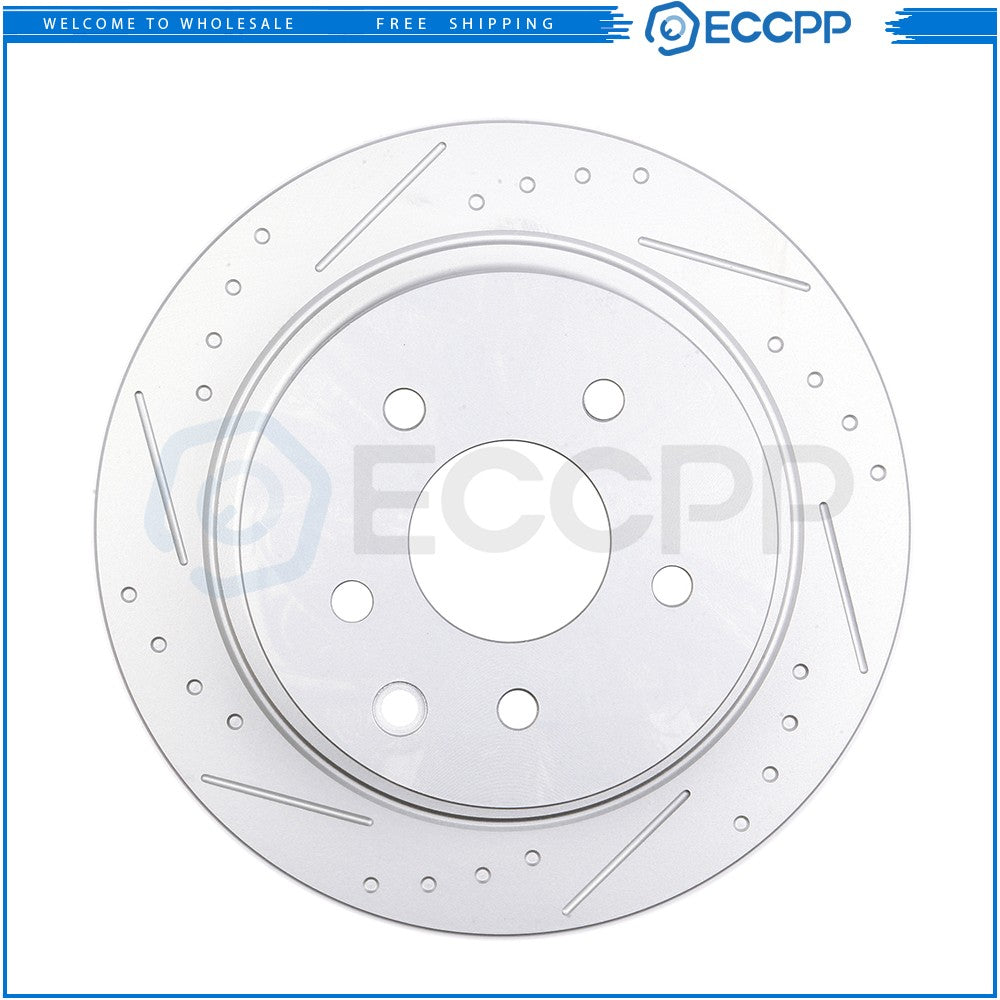Front + Rear Drilled Slotted Brake Rotors Kit For Nissan Altima 07 08 09 - 2012 KOEEP