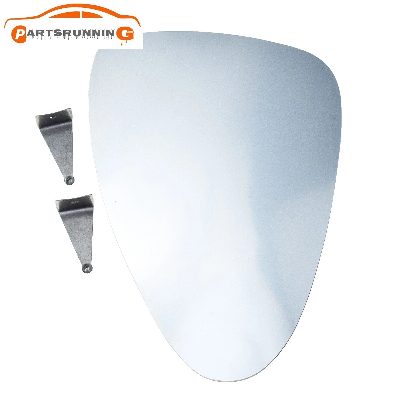 95873152120 Left Side Mirror Glass w/Plate For Porsche Panamera 2010-2016 6B93BC-57
