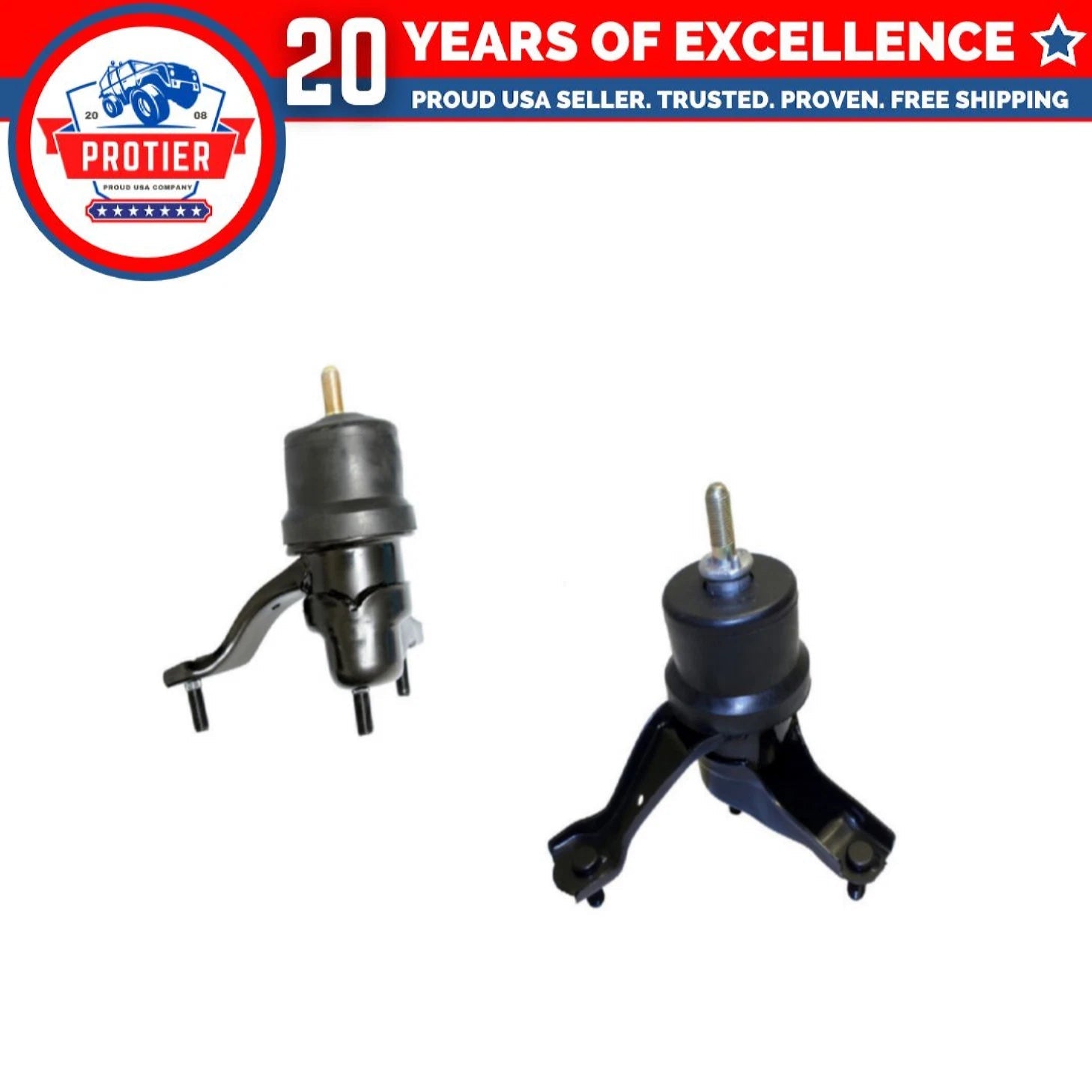 Motor & Torque Strut & Trans Mount 4PCS Compatible for 2004-2007 Toyota 6B93BC-57