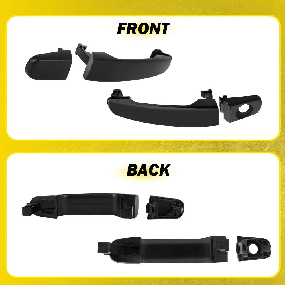 2Pcs Exterior Door Handle Front Left Right for Chevy Equinox 2005 2006-2012 EOA 6B93BC-57