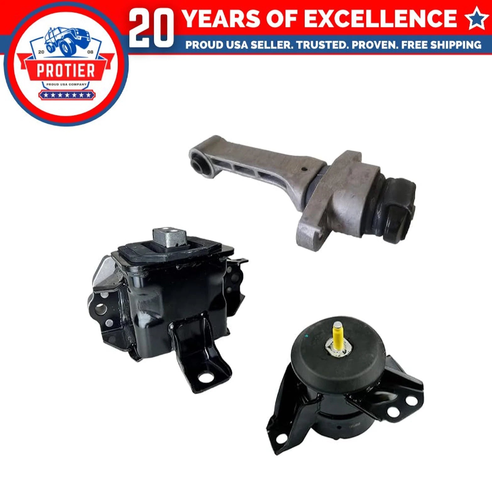 Fits 2016-2021 Hyundai Tucson 2.0L 2.4L FWD AUTO Engine Motor & Trans Mount : 6B93BC-57