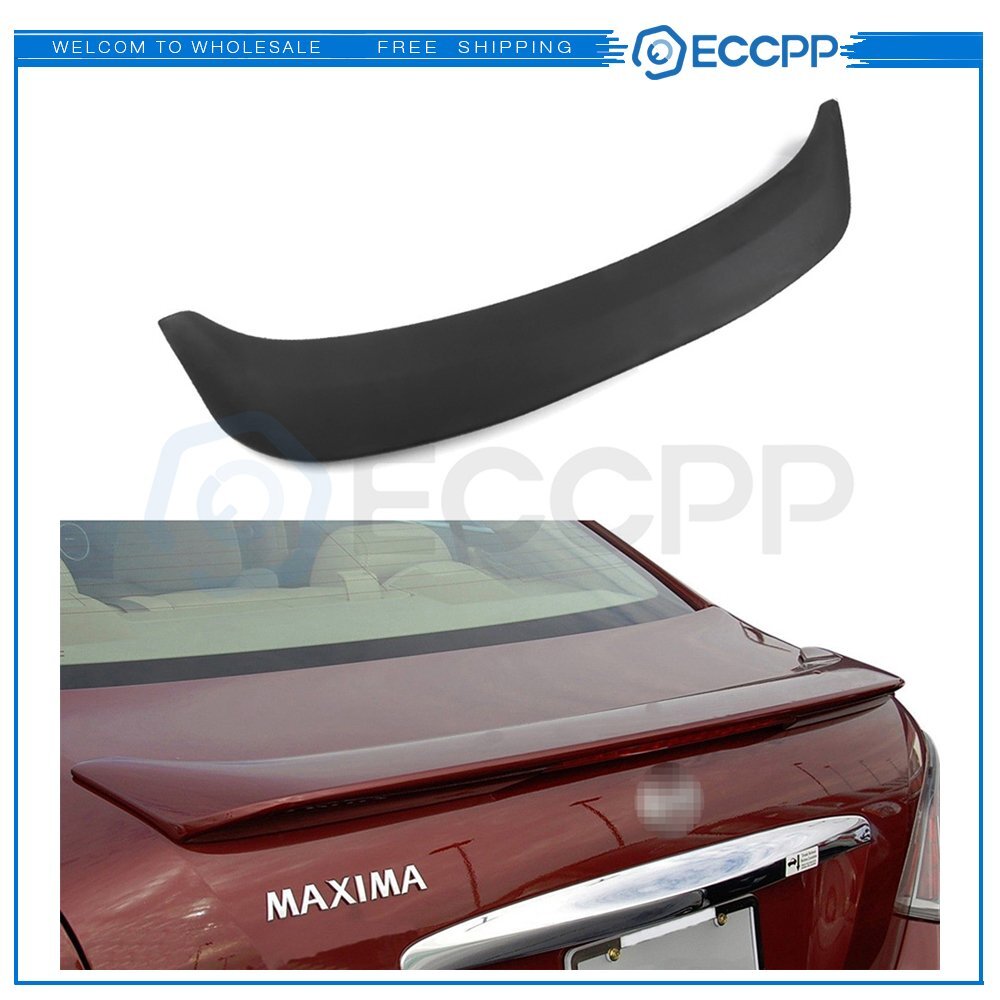 Rear Spoiler Wing w/ 3rd Brake Light Fits 2009 - 2015 NISSAN MAXIMA Matt-Black 6B93BC-57