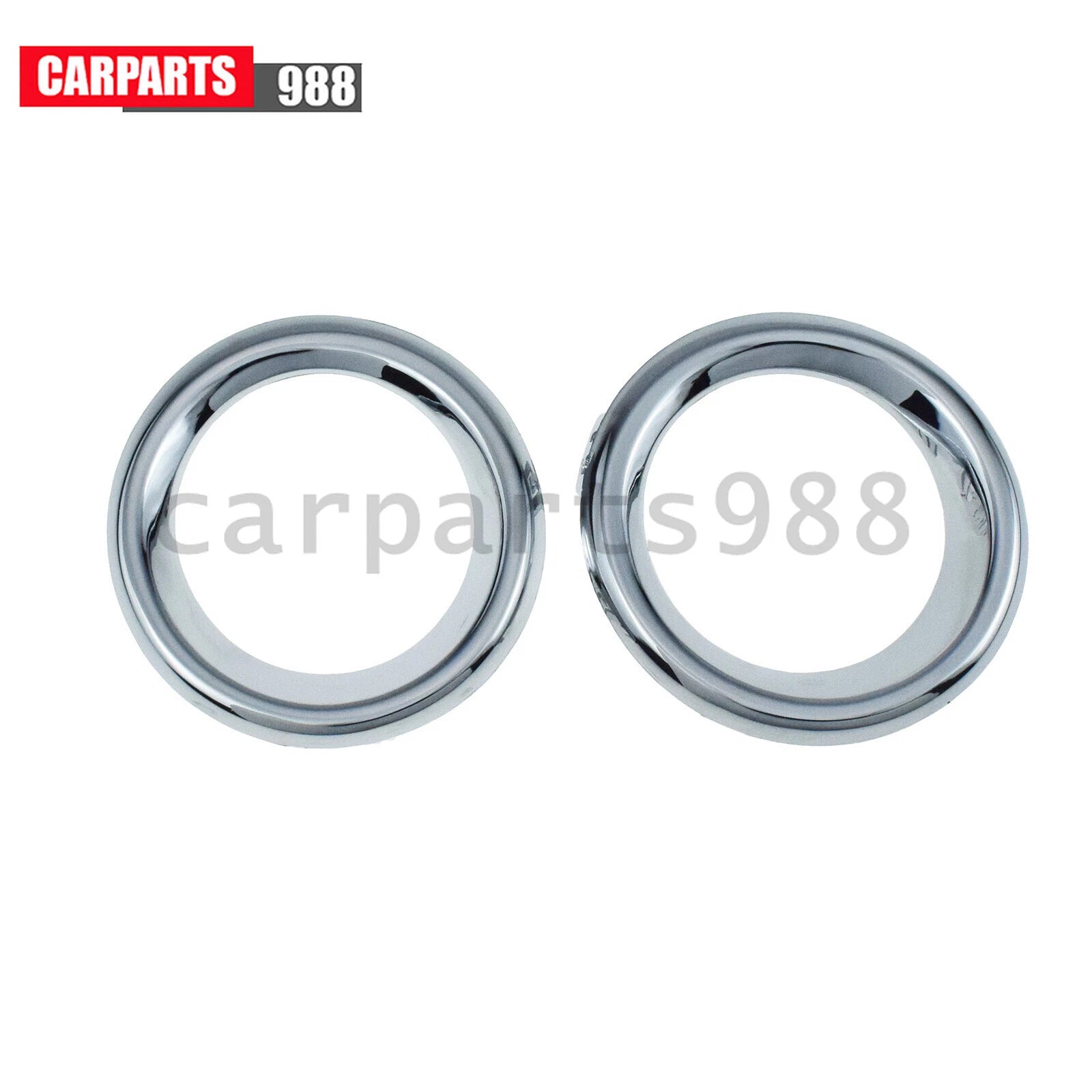 Front Left Right Chrome Fog Light Trim For 2014-2016 Mazda 3 MA1039125 MA1038125 6B93BC-57