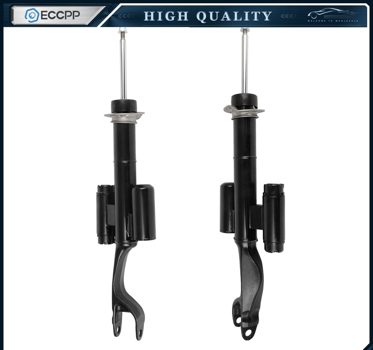 2x Front Shock Absorbers For 2017-2020 Mercedes W205 C450 C43 AMG 4-Matic w/ADS 6B93BC-57