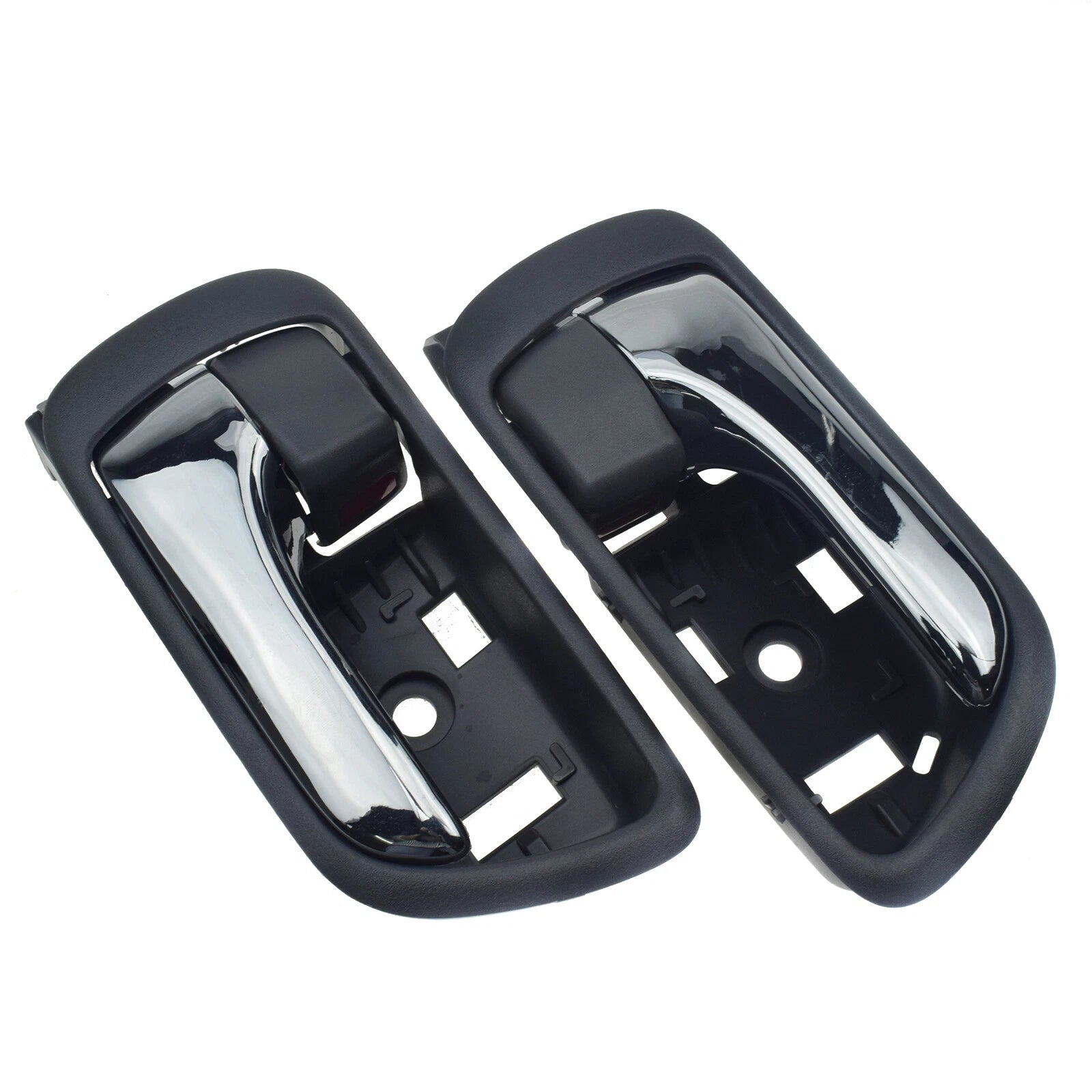 2Pcs Interior Door Handle Left Right Gray Chrome For Toyota Camry 2002-2006 6B93BC-57