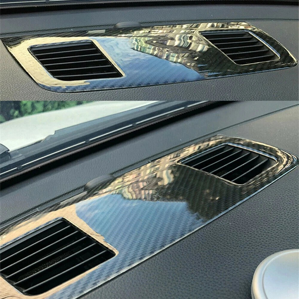 Carbon Fiber Air Vent Outlet Trim Panel For BMW 3 Series E90 E92 05-12 Car Parts 6B93BC-57
