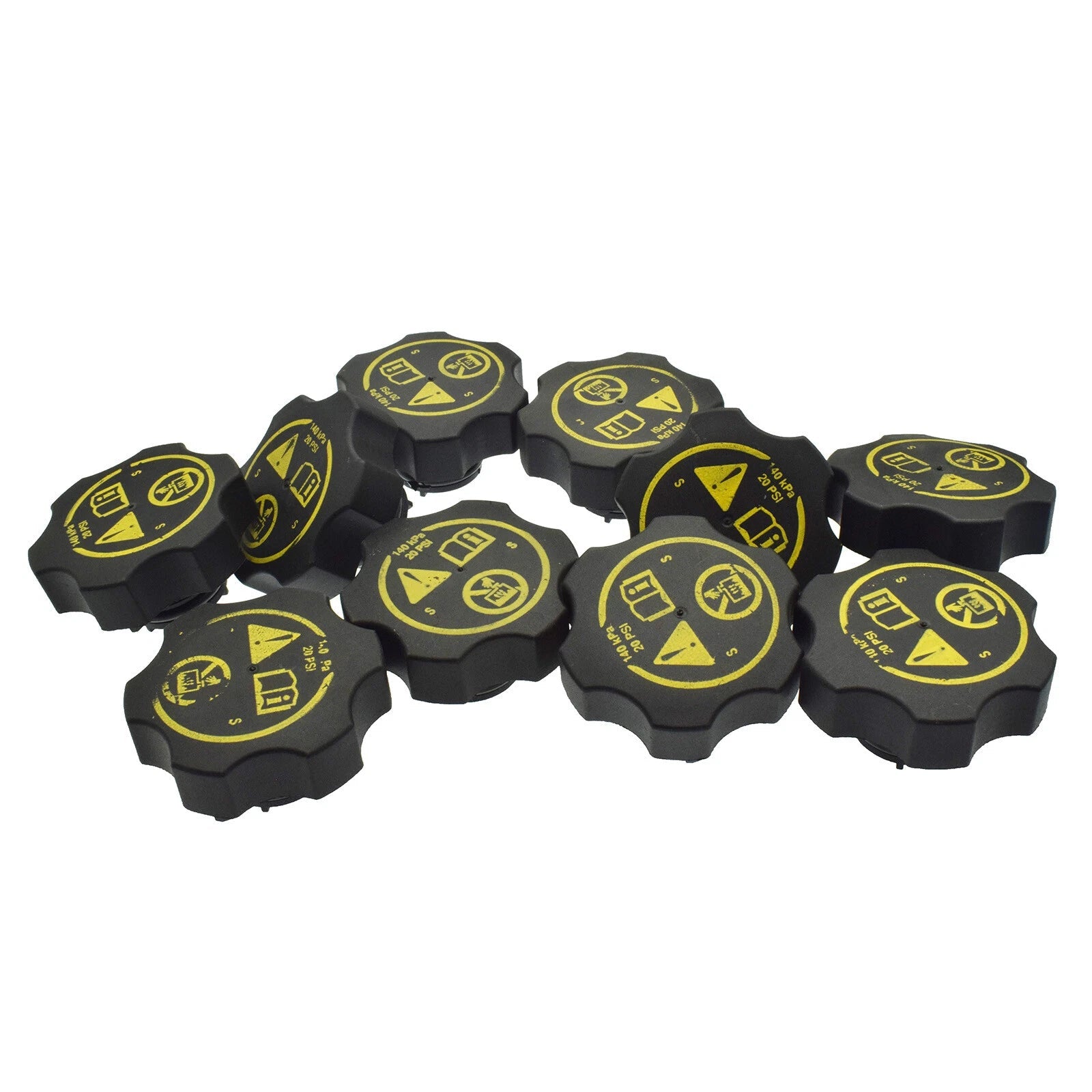 10 Pcs Radiator Coolant Recovery Reservoir Tank Cap for 2007-2020 GM 13502353 6B93BC-57