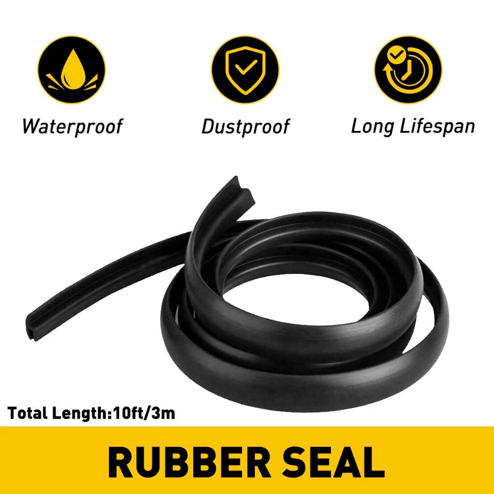 10ft Windshield Rubber Molding Seal Trim Universal for Windscreen Windows EOA 6B93BC-57