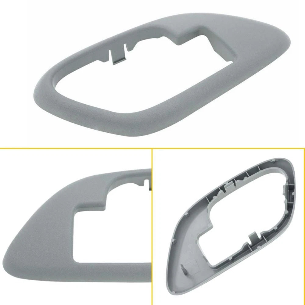 Set 2 Inside Interior Door Handle Bezels Trim Gray for 95-99 Chevy GMC Truck 6B93BC-57