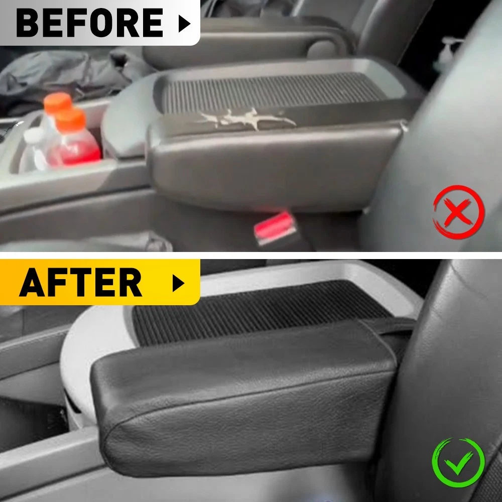2X For 2004 05-2015 Nissan Armada Titan Leather Front Seat Armrest Trim Cover EA 6B93BC-57