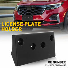 For 18-21 Chevy Equinox Front Bumper License Plate Mounting Bracket 23320630 EOA 6B93BC-57