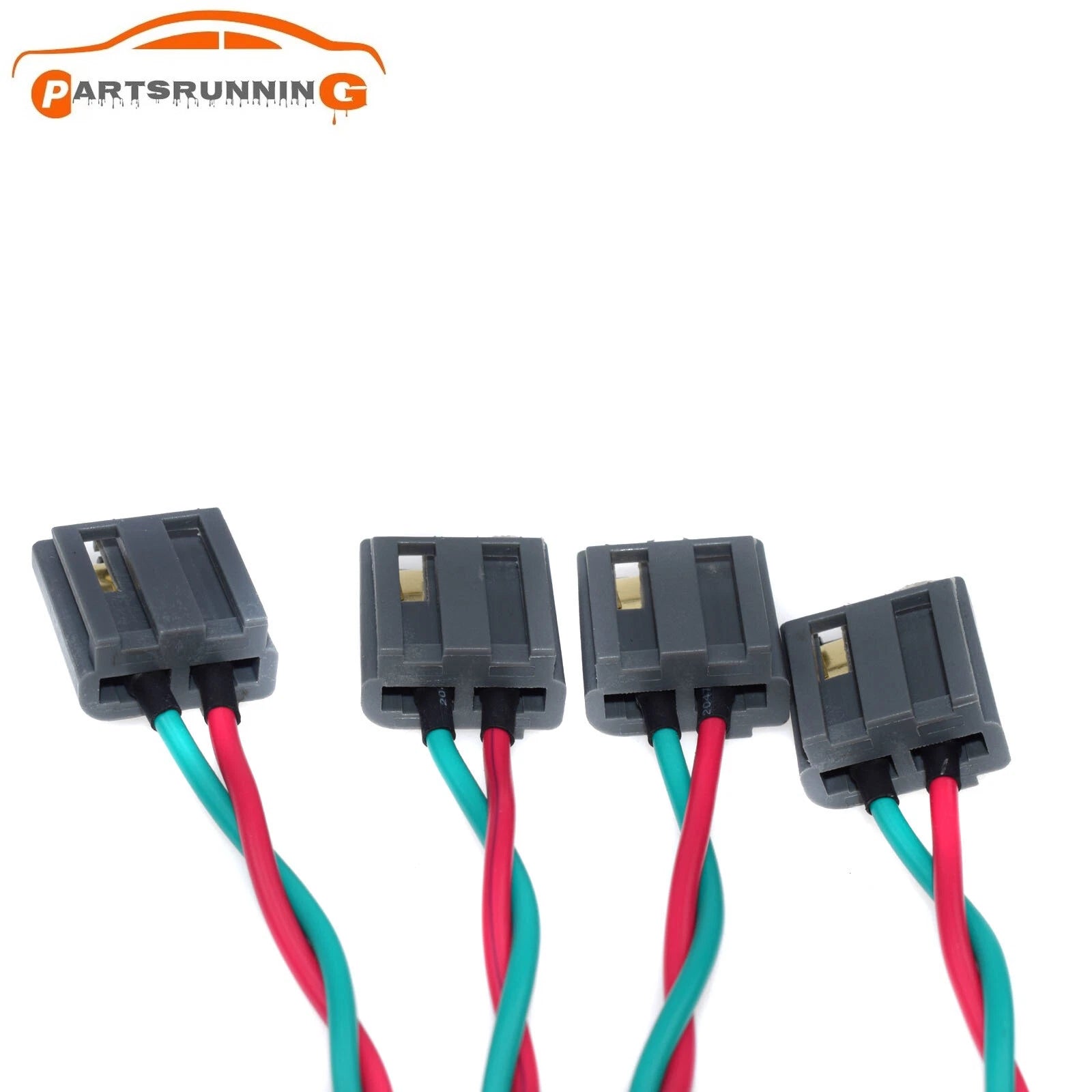 4PCS Distributor Wire Harness Pigtail For GM HEI 12v Power & Tach Connector Plug 6B93BC-57