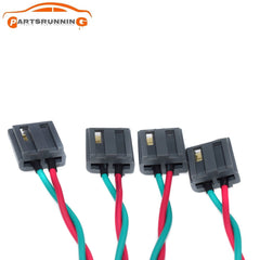 4PCS Distributor Wire Harness Pigtail For GM HEI 12v Power & Tach Connector Plug 6B93BC-57