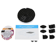 6.4FT Soft Roll-Up Truck Bed Tonneau Cover For 2011-2024 Ram 1500 2500 3500 6B93BC-57