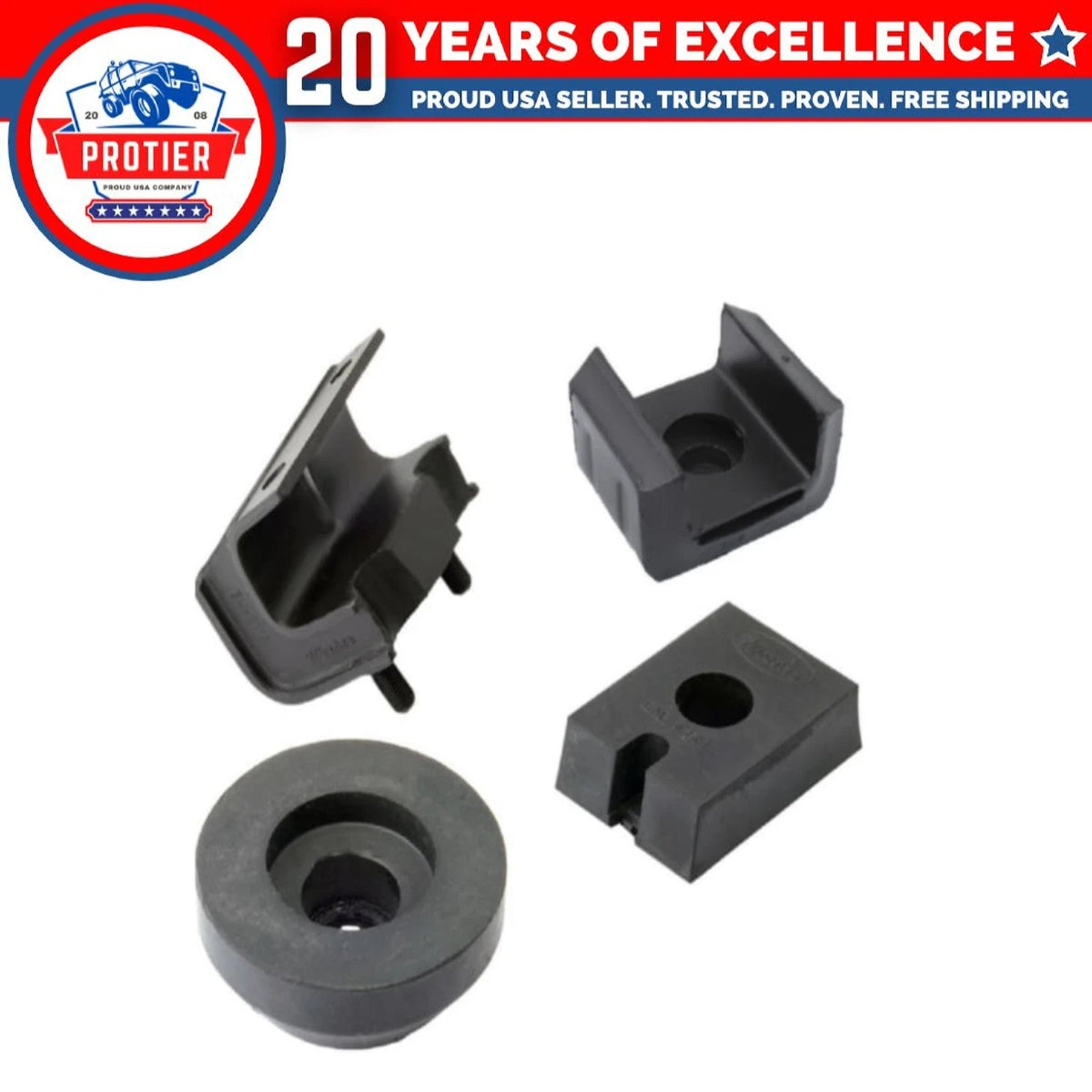 Engine & Trans Mount Set 4Pcs for FORD PASSENGER CAR V8 Cyl 4.5 1958-54 6B93BC-57