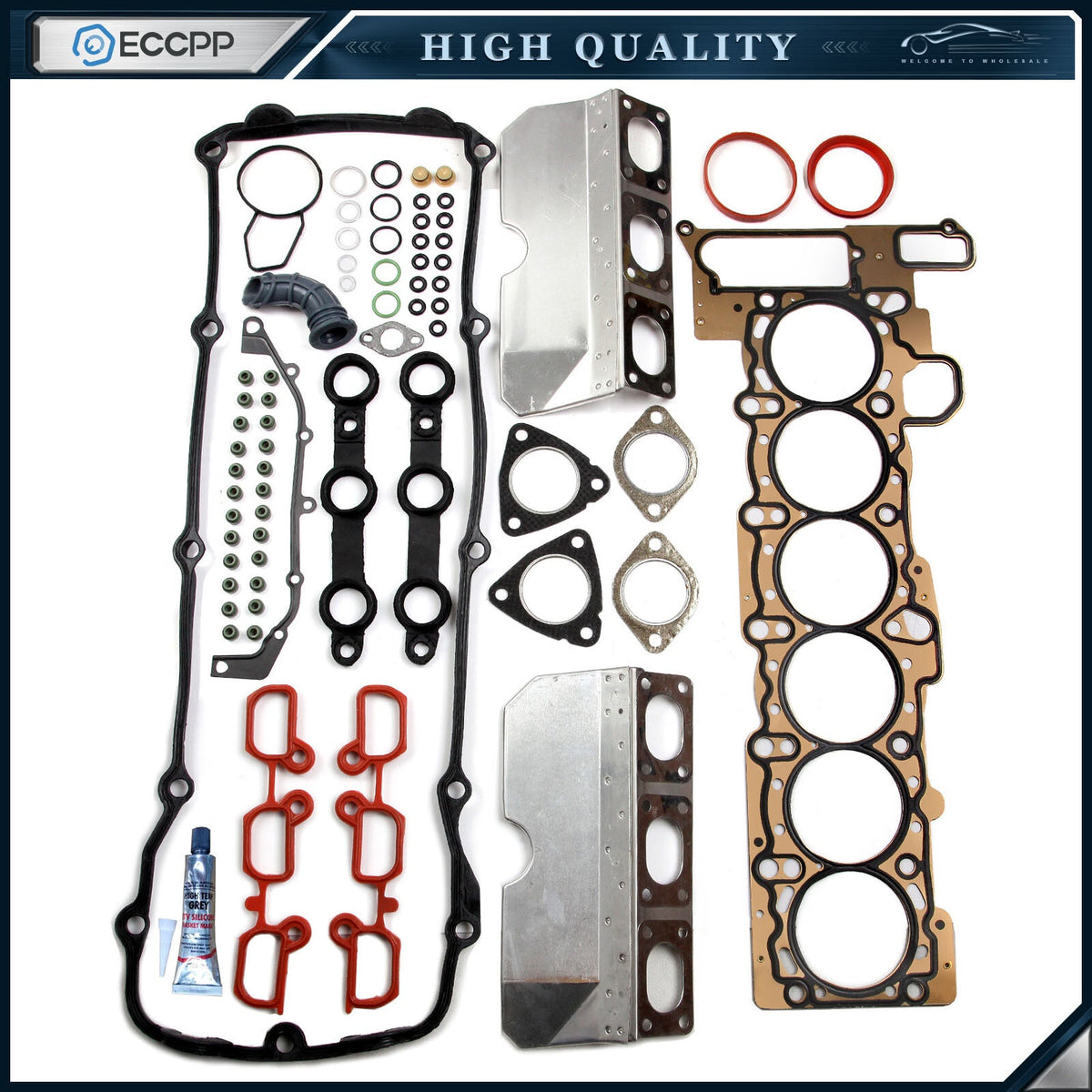 ECCPP Head Gasket Set For 2001-2006 BMW 325i 530i X3 X5 Z4 2.5 3.0 DOHC M54 M56 6B93BC-57