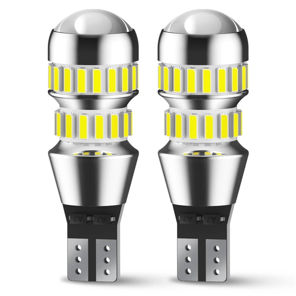 WHITE 912 921 LED REVERSE BACKUP LIGHTS BULBS FOR CHEVY SILVERADO 1500 2014-2022 6B93BC-57