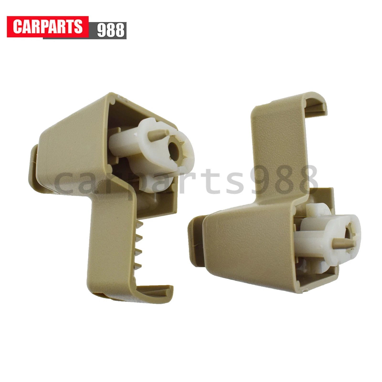 Left Right Sun Visor Retainer Clip Beige For Land Rover Range Rover L322 2003-12 6B93BC-57