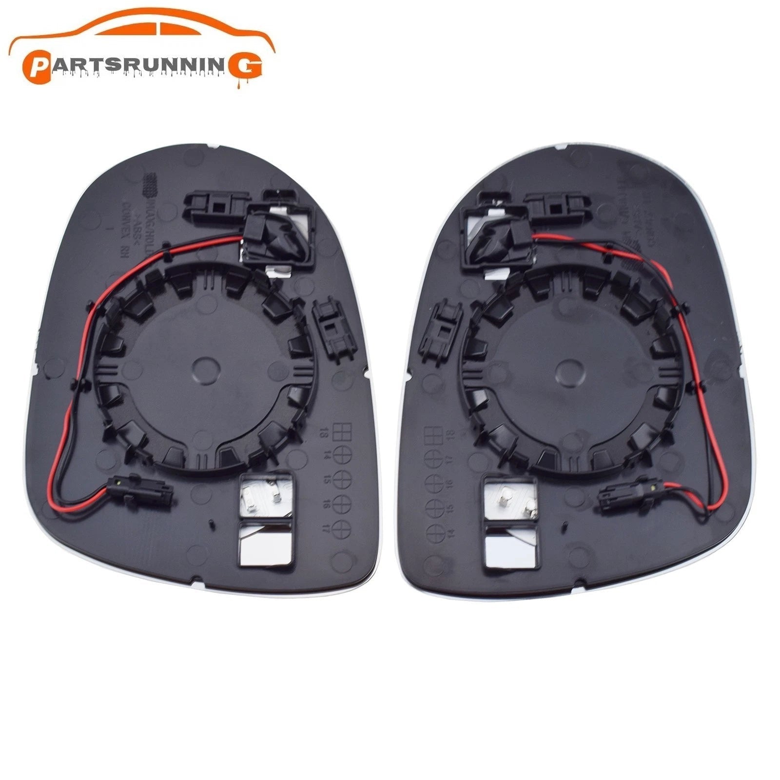 Heated Left & Right Mirror Glass With BSD For KIA Sorento 2016-2020 87611-C5040 6B93BC-57