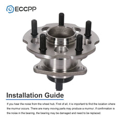 2P Wheel Hub Bearings Assembly Rear For Toyota Prius V 2012-2018 Mirai 2016-2019 6B93BC-57