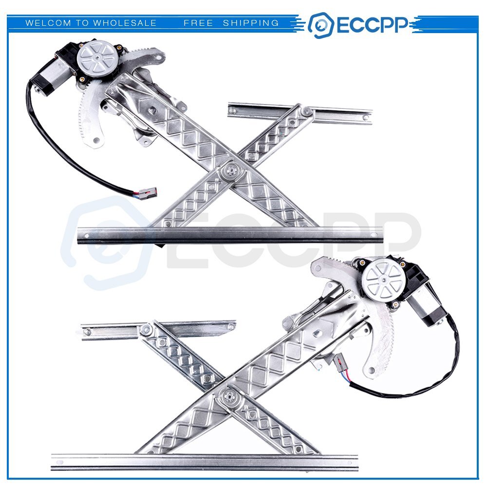 For 1997-1998 Ford F150 Front Left Right Power Window Regulator With Motor 6B93BC-57