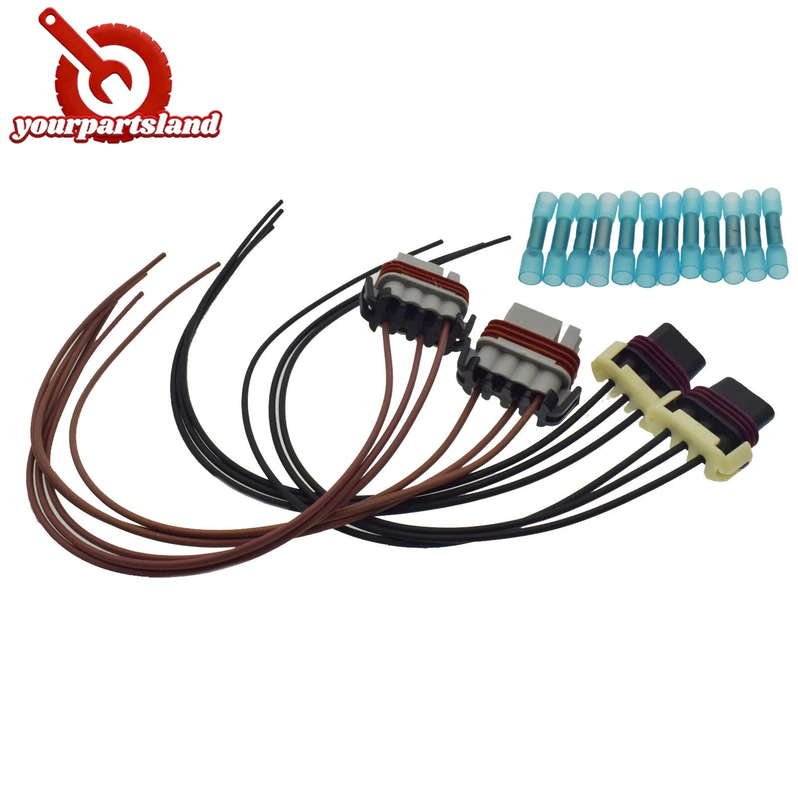 For 2000-2014 Freightliner Columbia Truck Headlight &Turn Signal Harness 4pcs 6B93BC-57