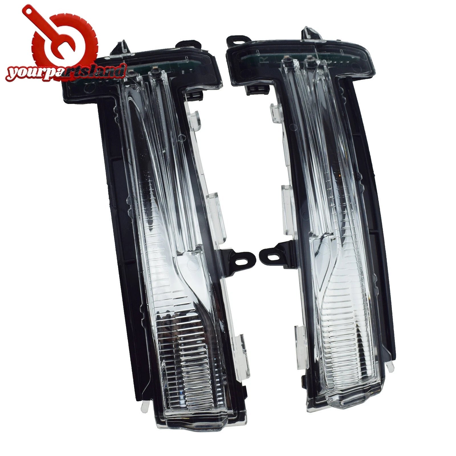 2PCS Front LH RH Mirror Turn Signal Lamp Light For VOLVO XC60 2014-2017 31371878 6B93BC-57