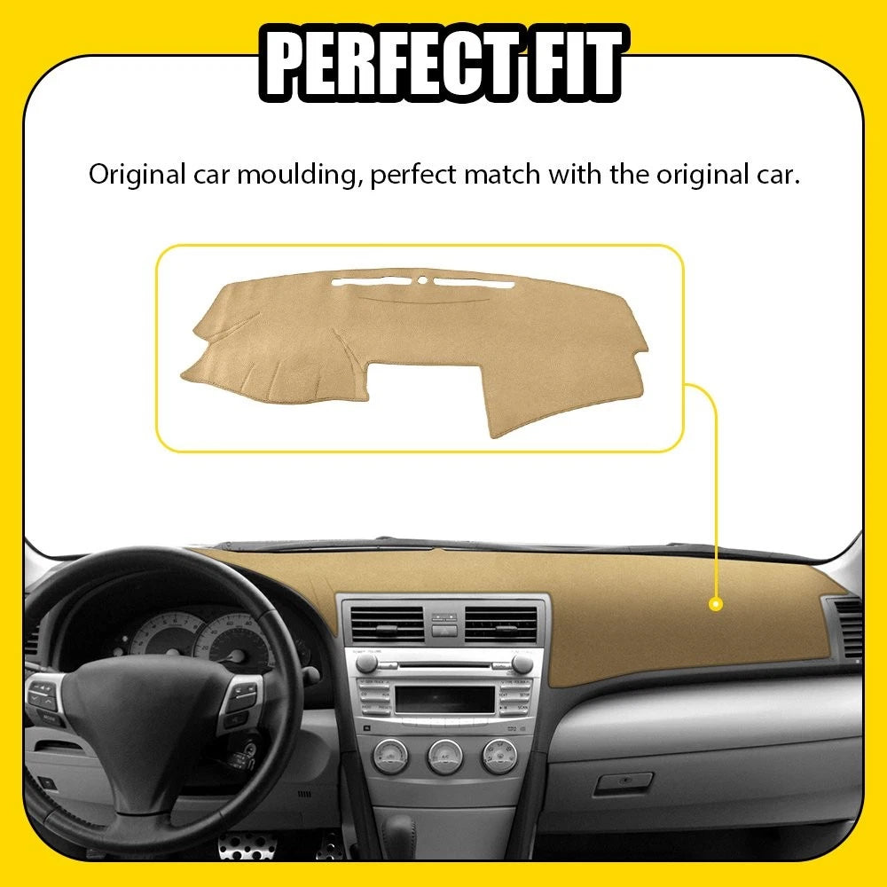 Dash Cover For 2007-2011 Toyota Camry Beige Replacement Dashboard Cover Mat EOA 6B93BC-57