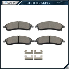 4PCS Front Brake Pad Assembly Fits Cadillac 2004 - 2009 SRX 2006 - 2007 CTS 6B93BC-57