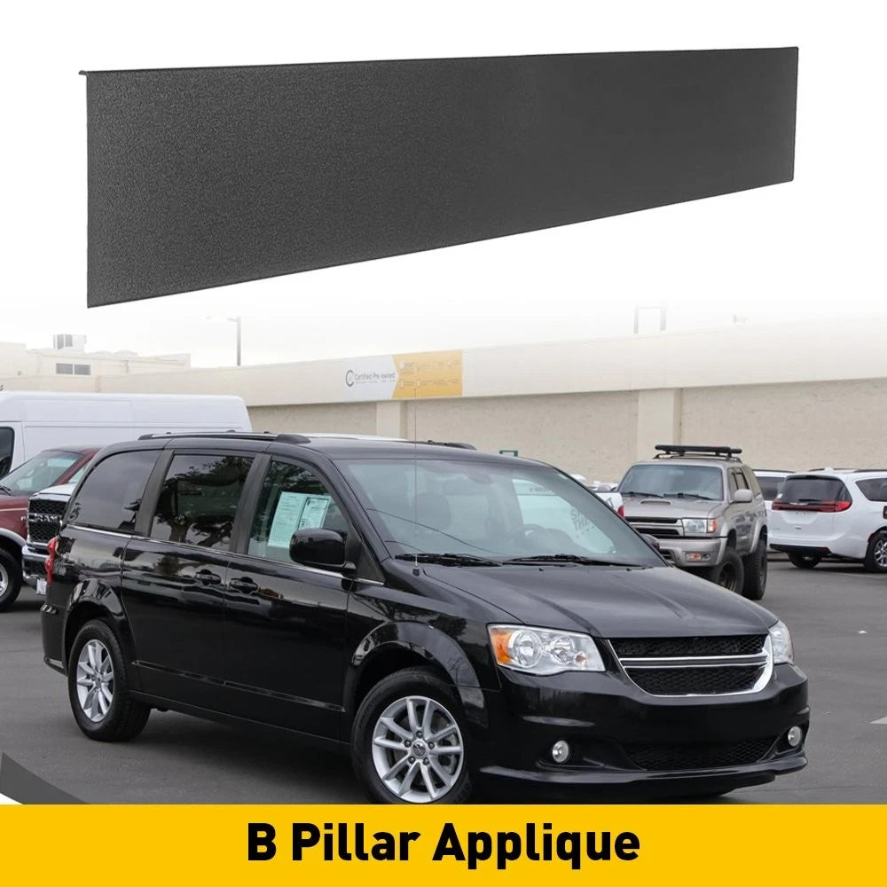 Right Side Front Door Pillar B Applique Black For 2008-2020 Dodge Grand Caravan 6B93BC-57