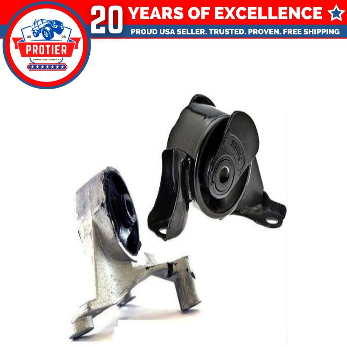 Fits 2001-2005 Honda Civic 1.7L Motor & Trans Motor Mount Set for MANUAL 2PCS : 6B93BC-57