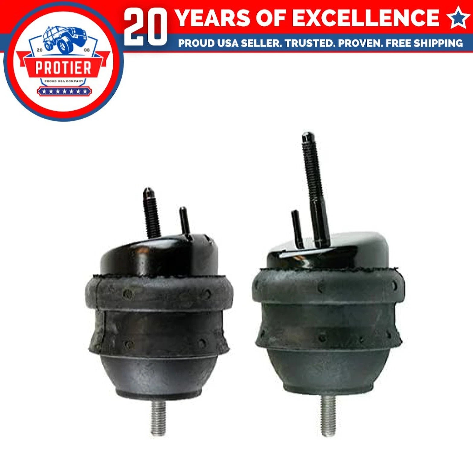 Fits 2006-2008 Buick Lecerne 3.8L Fron & Rear Engine Motor Mount Set 2pcs 6B93BC-57