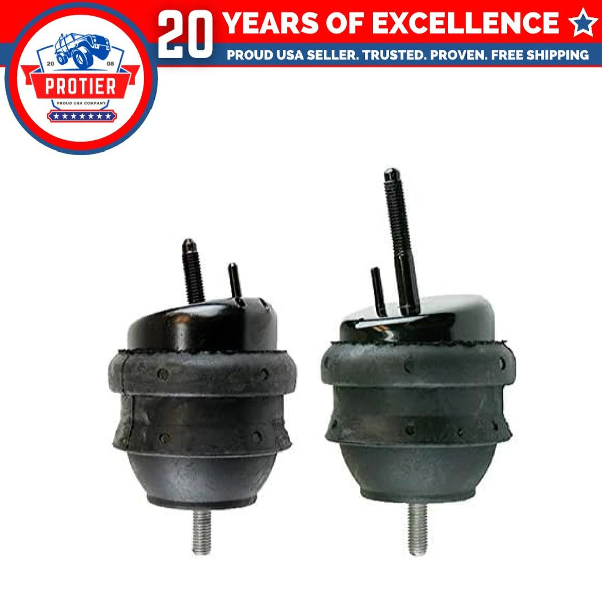 Fits 2006-2008 Buick Lecerne 3.8L Fron & Rear Engine Motor Mount Set 2pcs 6B93BC-57