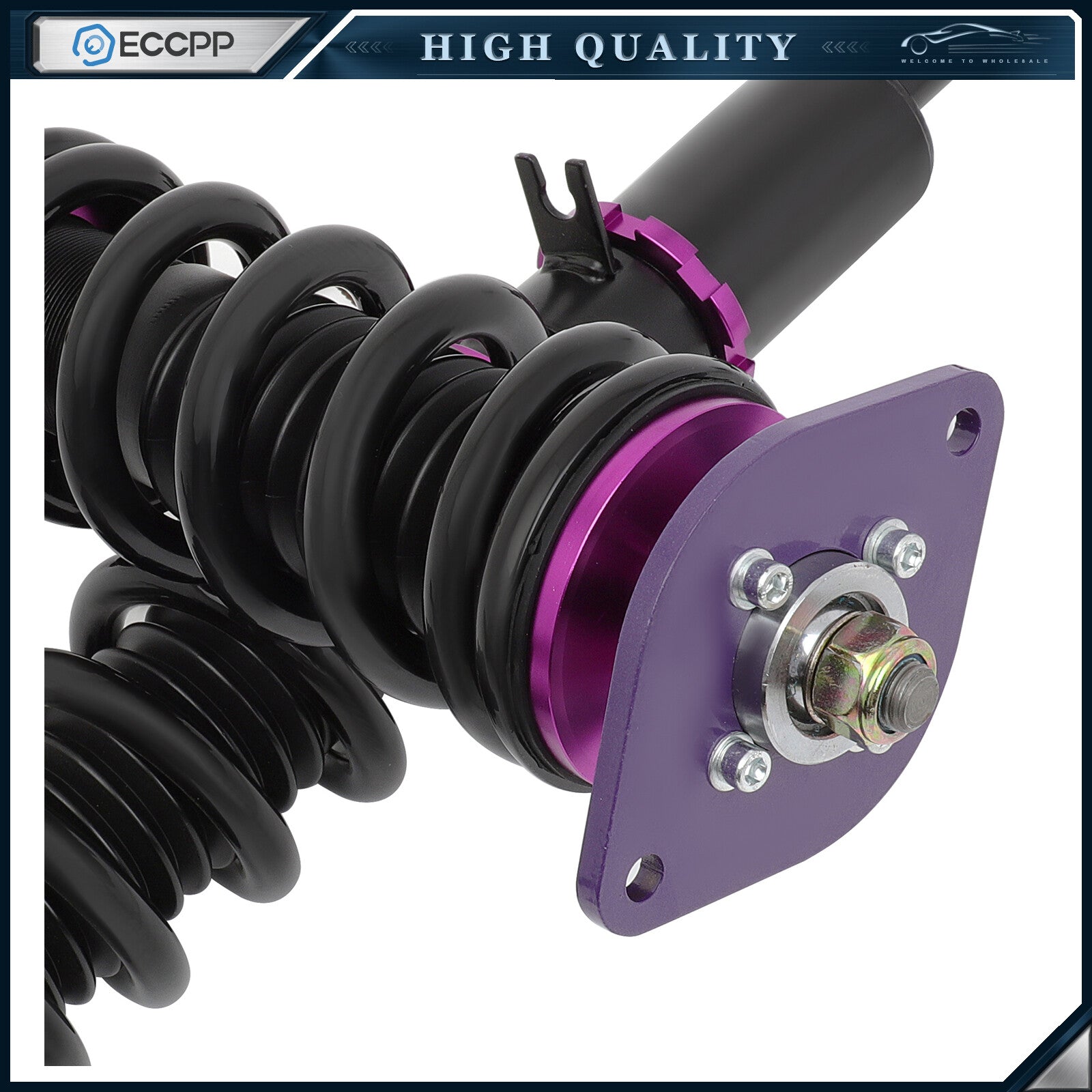 Coilovers Suspension Kit Adj. Height Struts Shocks Springs For 03-08 Nissan 350Z 6B93BC-57