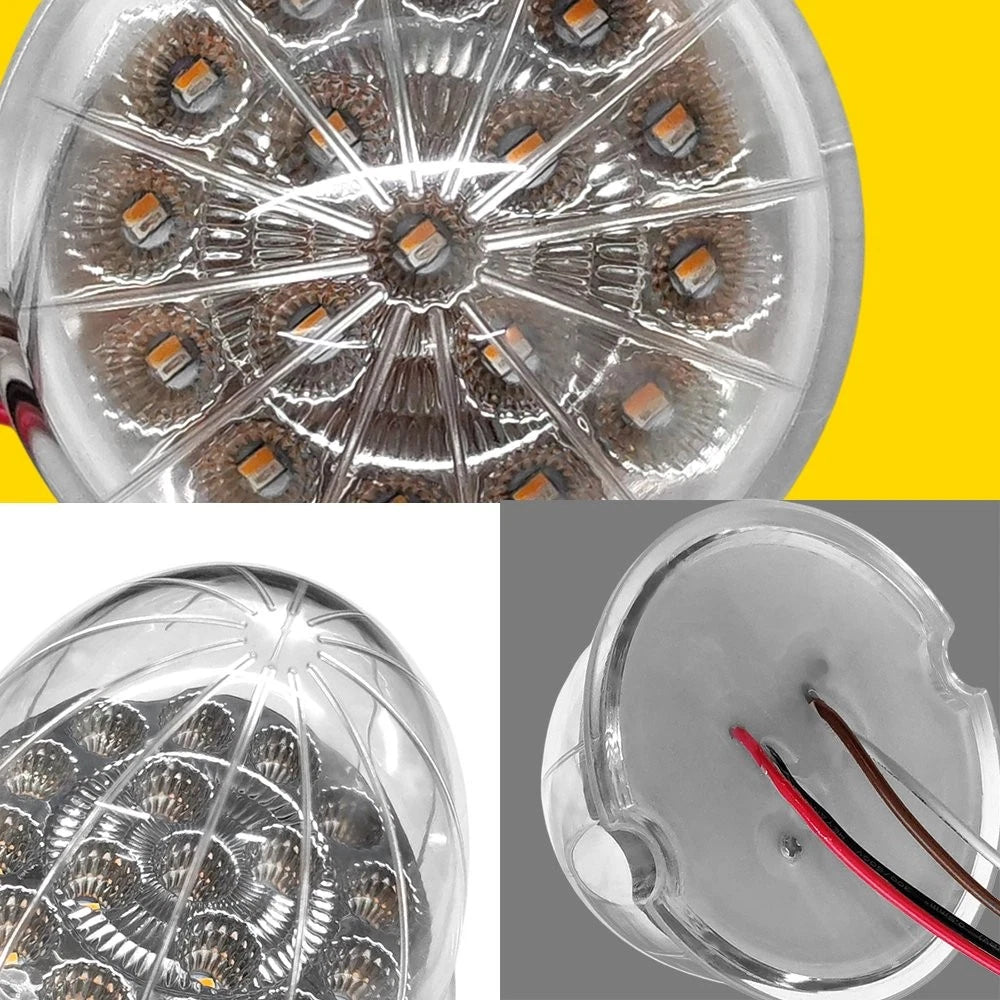 2PCS LED Watermelon Lights Indicator Side Marker Clearance Lamp Truck Trailer EA 6B93BC-57