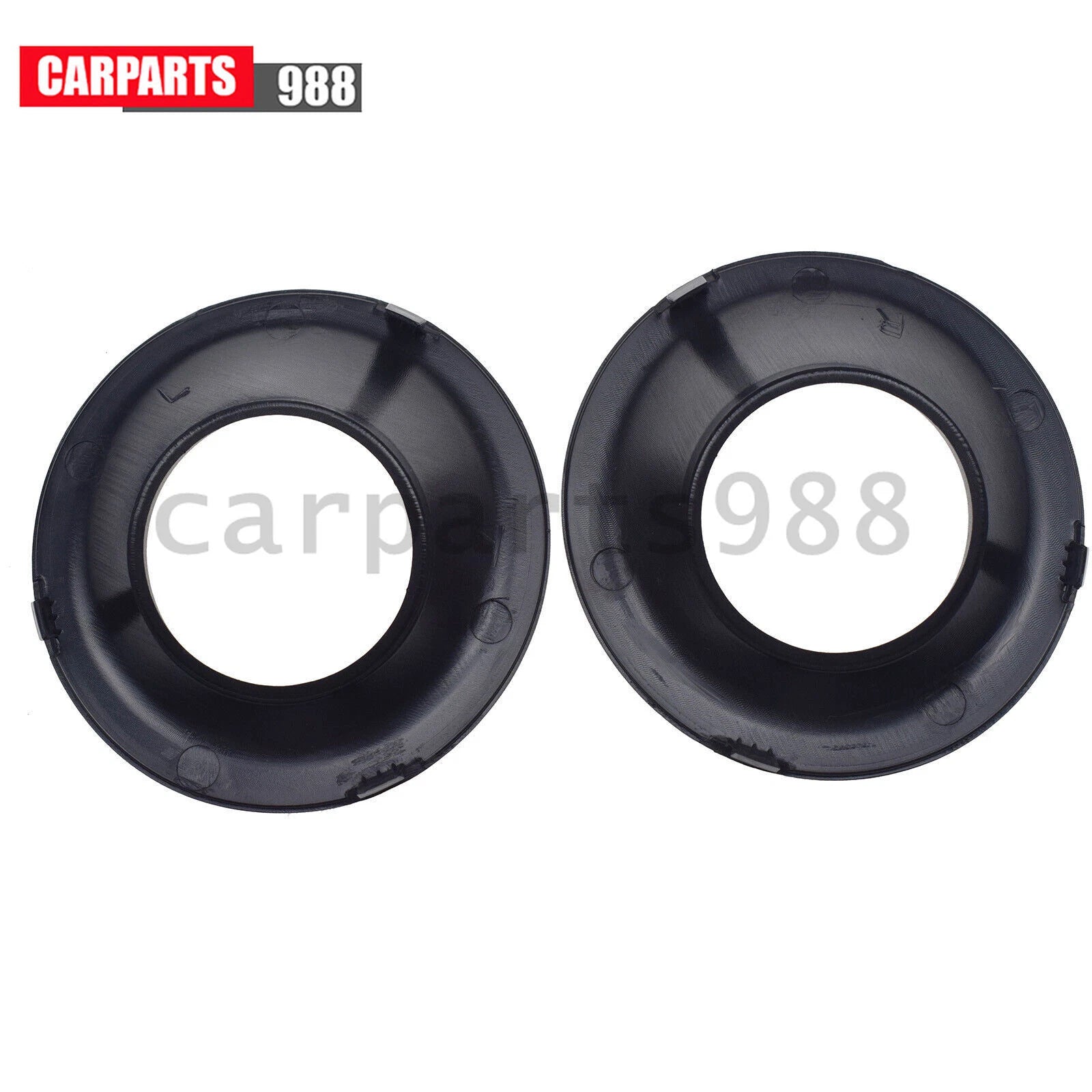 Pair Left Right Front Bumper Fog Light Bezel Cover For 2015-23 Dodge Challenger 6B93BC-57