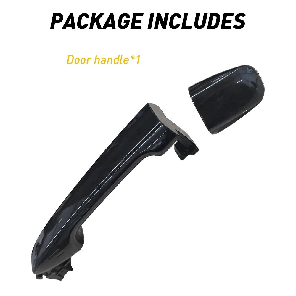 Exterior Door Handle For 2011-2016 Toyota Sienna Black Front Passenger Side US 6B93BC-57