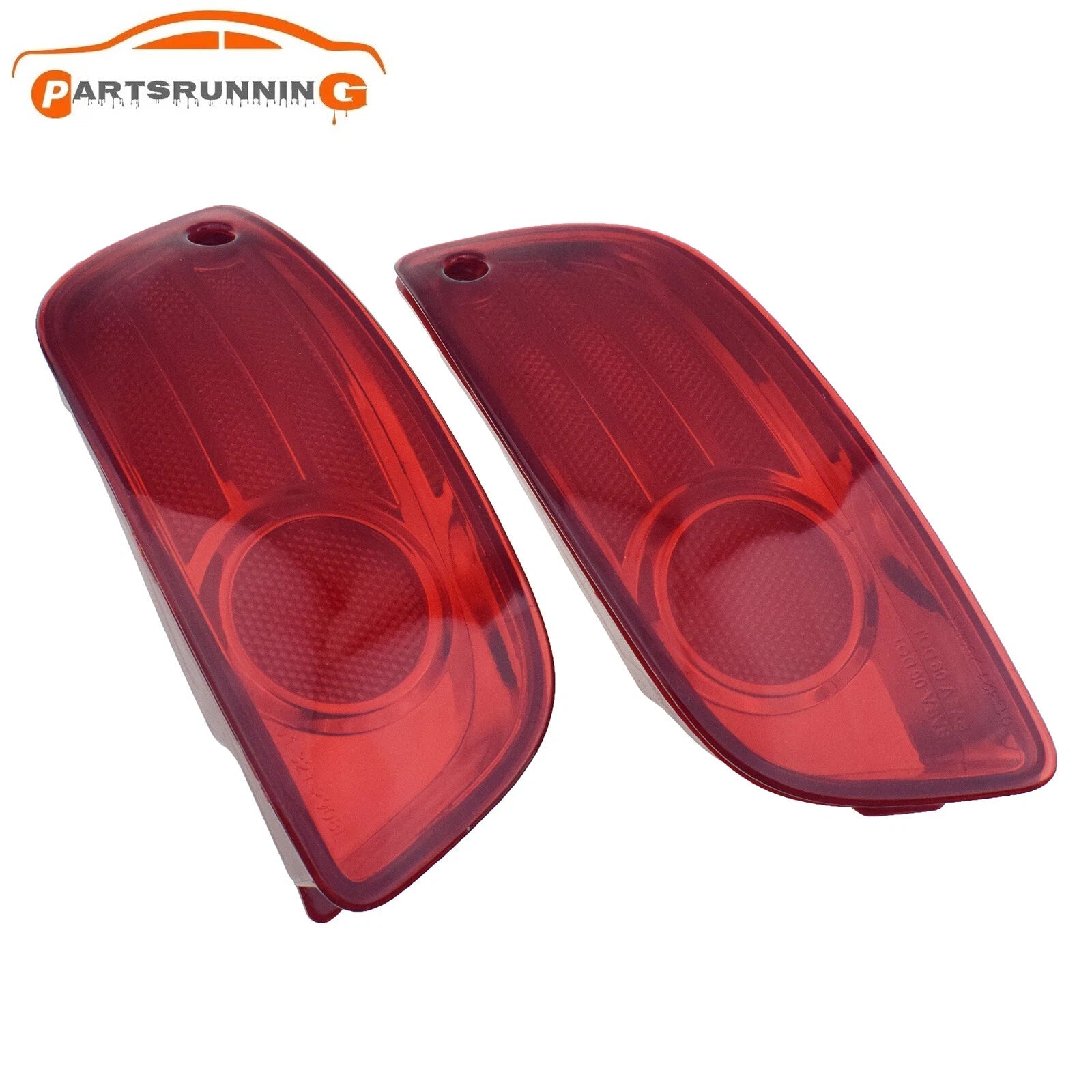 2PCS Bumper Reflector Set Rear Left and Right For 2007-2009 Hyundai Santa Fe 6B93BC-57
