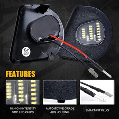 LED Side Mirror Puddle For Lights Dodge Ram 10-19 1500 2500 3500 4500 5500 Truck 6B93BC-57