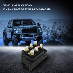 Air Suspension Solenoid Valve Block For Audi A6 C7 S6 A7 S7 A8 D4 2014-2018 6B93BC-57