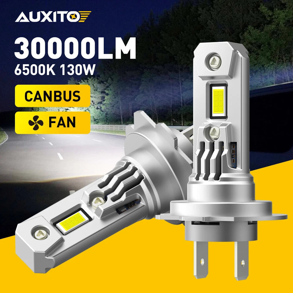2x H7 LED Headlight Bulb Kit High/Low Beam Super Bright 6500K White CAR Q16 EOA 6B93BC-57