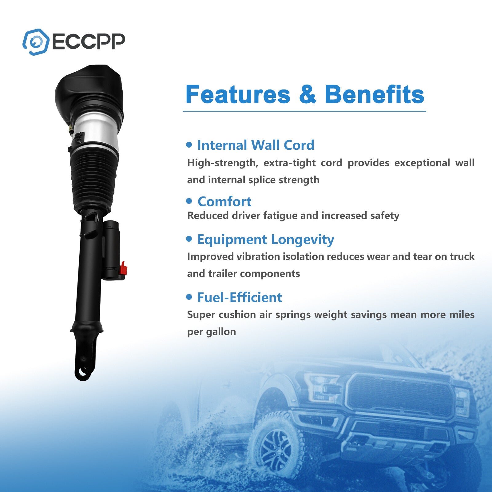 Front Right Air Suspension Shock For 16-2020 BMW 7 Series 2WD G12 G11 740i 750i 6B93BC-57