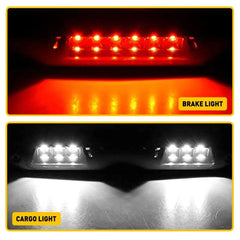 For 94-01 Dodge Ram 2500 1500 3500 Black 24-LED 3RD Third Brake Stop Light Lamp 6B93BC-57