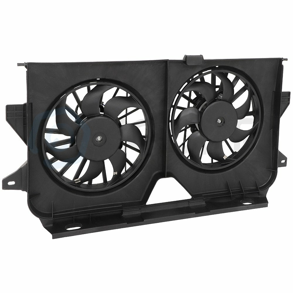 Radiator Condenser Cooling Fan Assembly For 2005-2007 Chrysler Town & Country 6B93BC-57