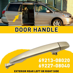 For 04-10 Toyota Sienna Outside Exterior Sliding Door Handle Left or Right Rear 6B93BC-57