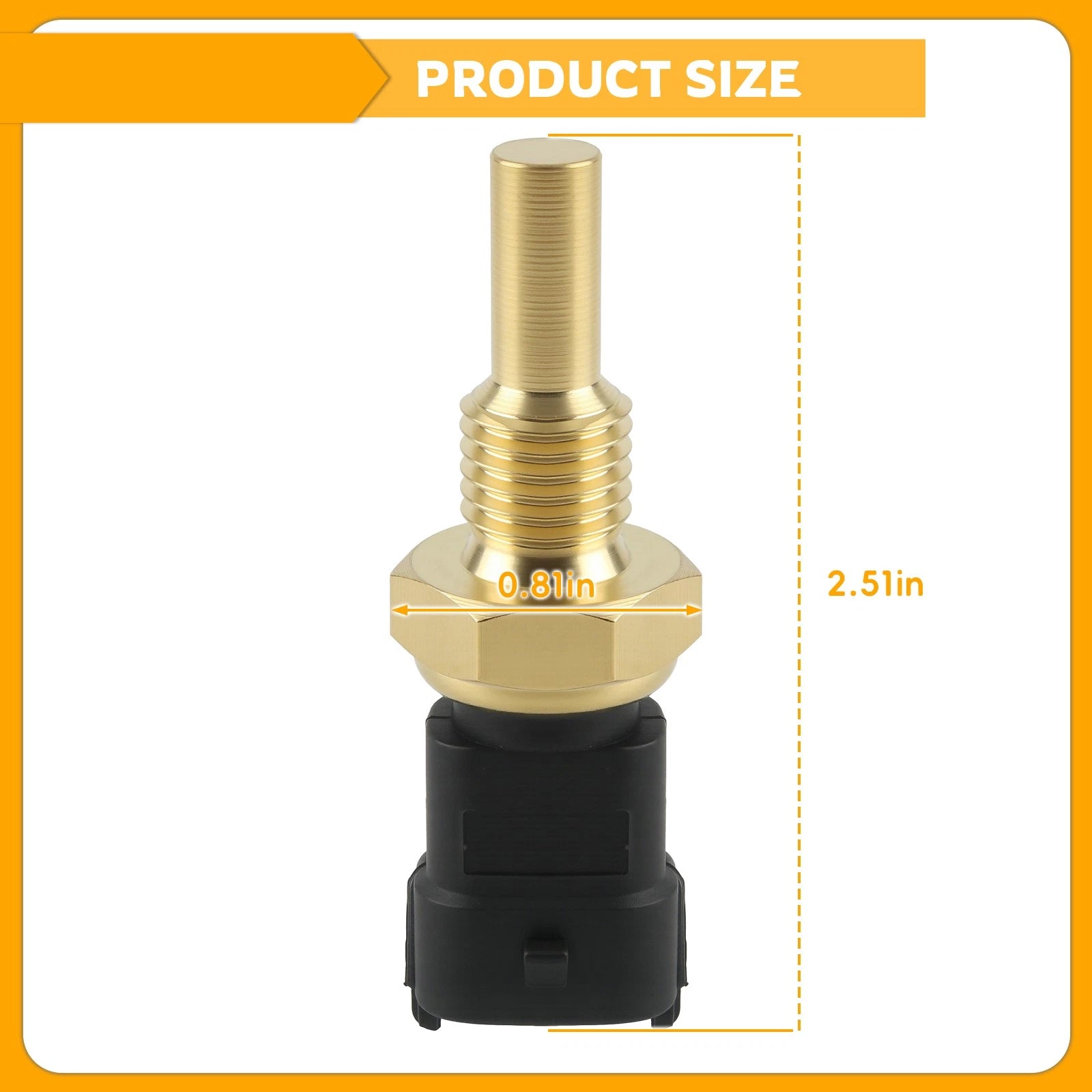 For Polaris Ranger 1000 / Ranger 1000 XP 2017-2021 Thermister Temp Sensor Switch 6B93BC-57