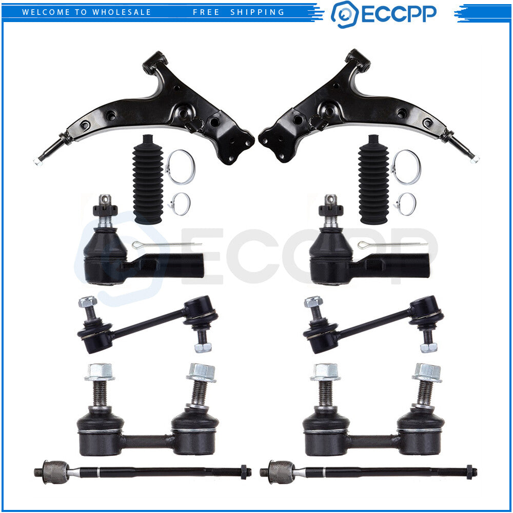 Front Lower Control Arm Tie Rod End Sway Bar For 1993 94-1995 Toyota For Corolla