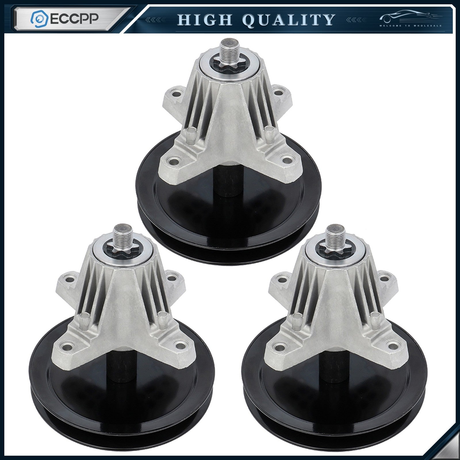 3 Spindle Assembly for MTD 618-04636 618-04636A 618-04865A 918-04636A 918-04865A KOEEP