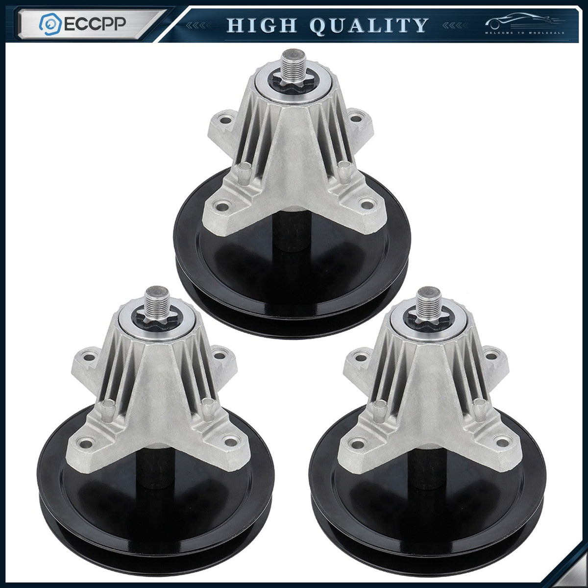 3 Spindle Assembly for MTD 618-04636 618-04636A 618-04865A 918-04636A 918-04865A KOEEP
